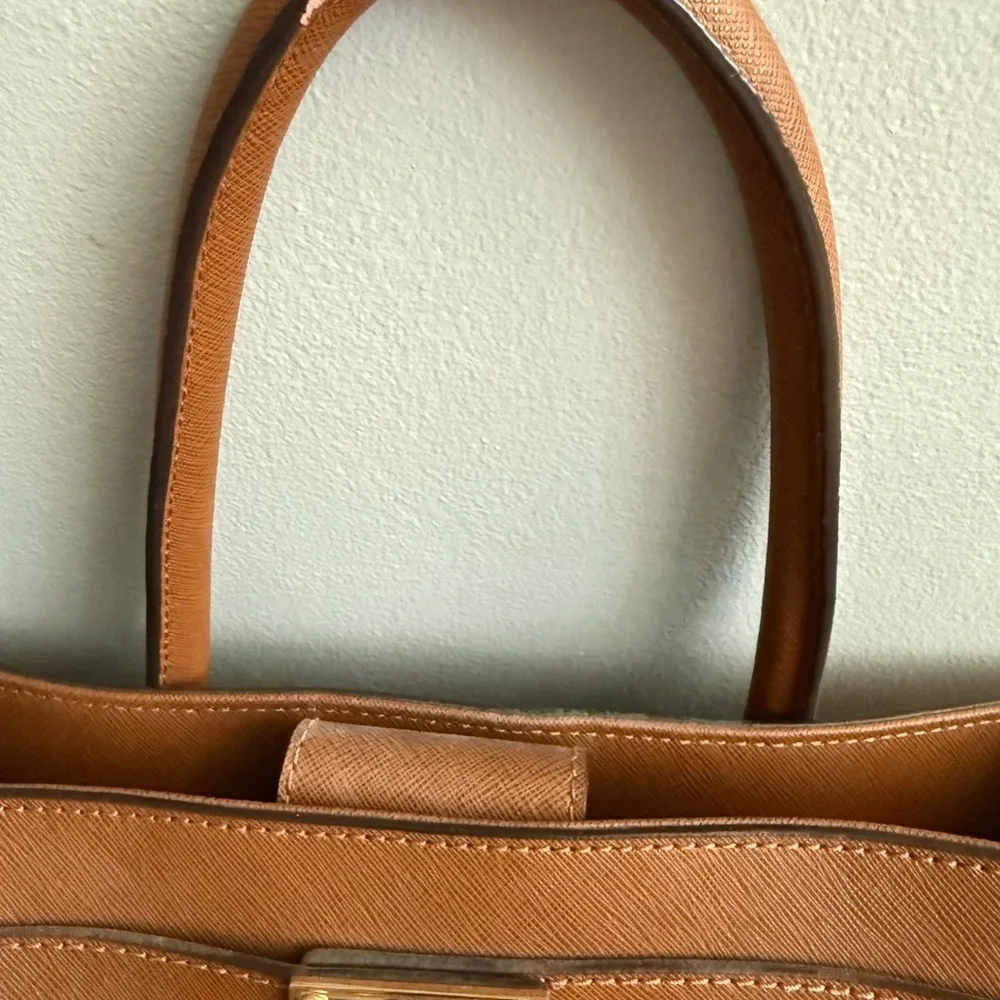 Michael Kors Tan Leather Satchel